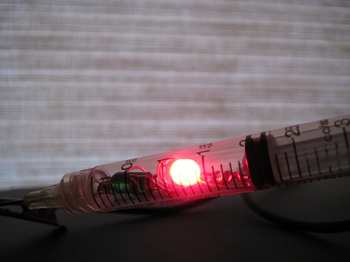 LED syringe
