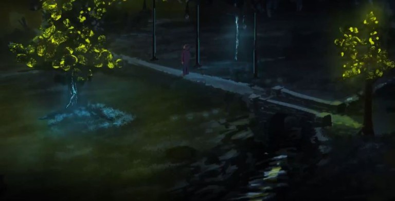 alberi bioluminescenti